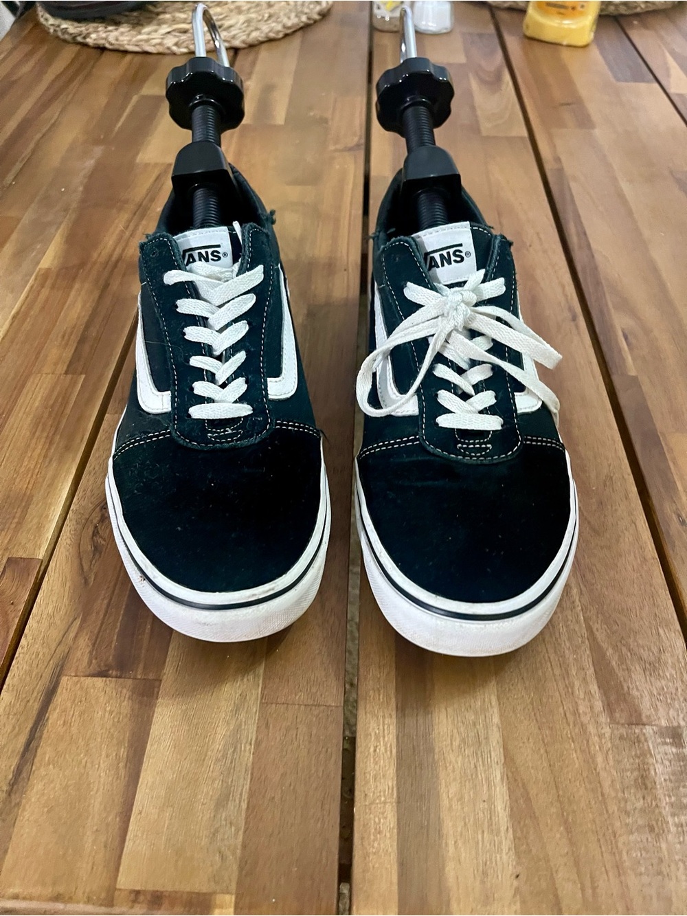 Vans Old Skool Low Top Sneakers in Black and White